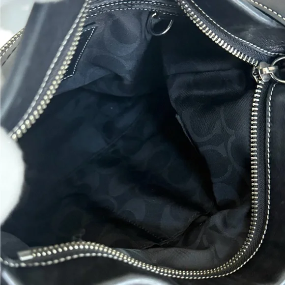 Authentic Coach Vintage Legacy SoHo Black Leather Crossbody Shoulder Bag - Picture 13 of 16